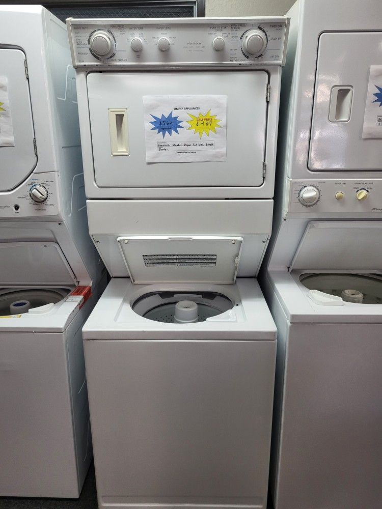 🧙‍♀️Wicked Good Sales! Kenmore Full-size Washer Dryer Electric Stack-Warranty Included