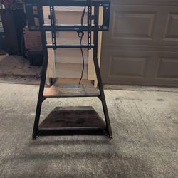Tv Stand W/ Mount And Power Outlets