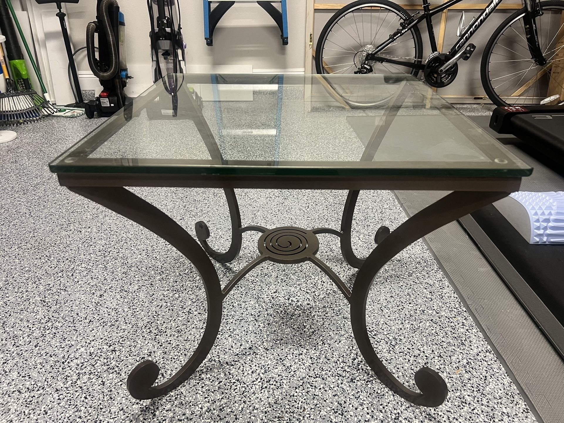 Super Cute Glass End Table
