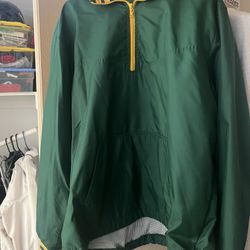 Rennoc Vintage Green Windbreaker 
