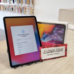 Apple iPad Pro 11in 1st Gen  / Apple IPad Pro 11in 2nd Gen - $1 DOWN PAYMENT - NO CREDIT NEEDED