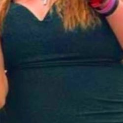 Green  Sparkly Gown.    