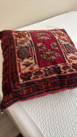Oriental rug pillow