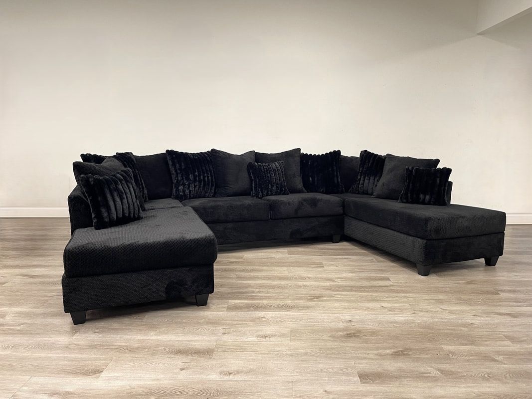 Sectional Black On Sale