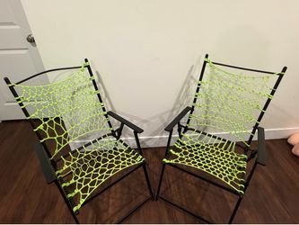 Handmade paracord chairs