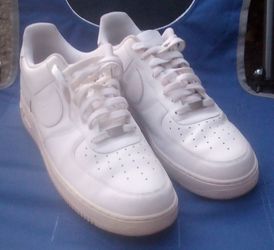 Triple White Nike Air Force 1's