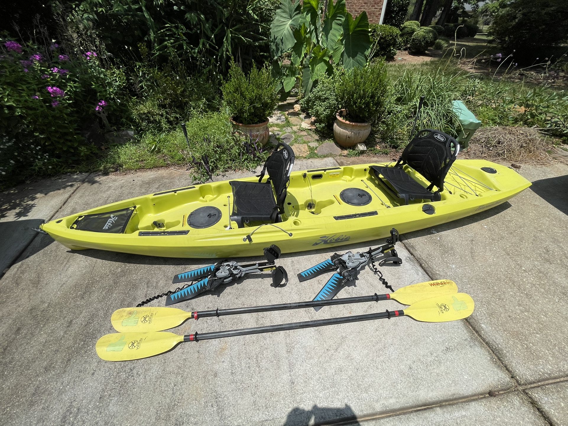 Hobie Compass Duo Kayak Mirage Pedals Tandem for Sale in Doraville, GA