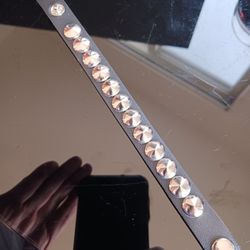 BRACELET Yik Fung. Leather And Metal