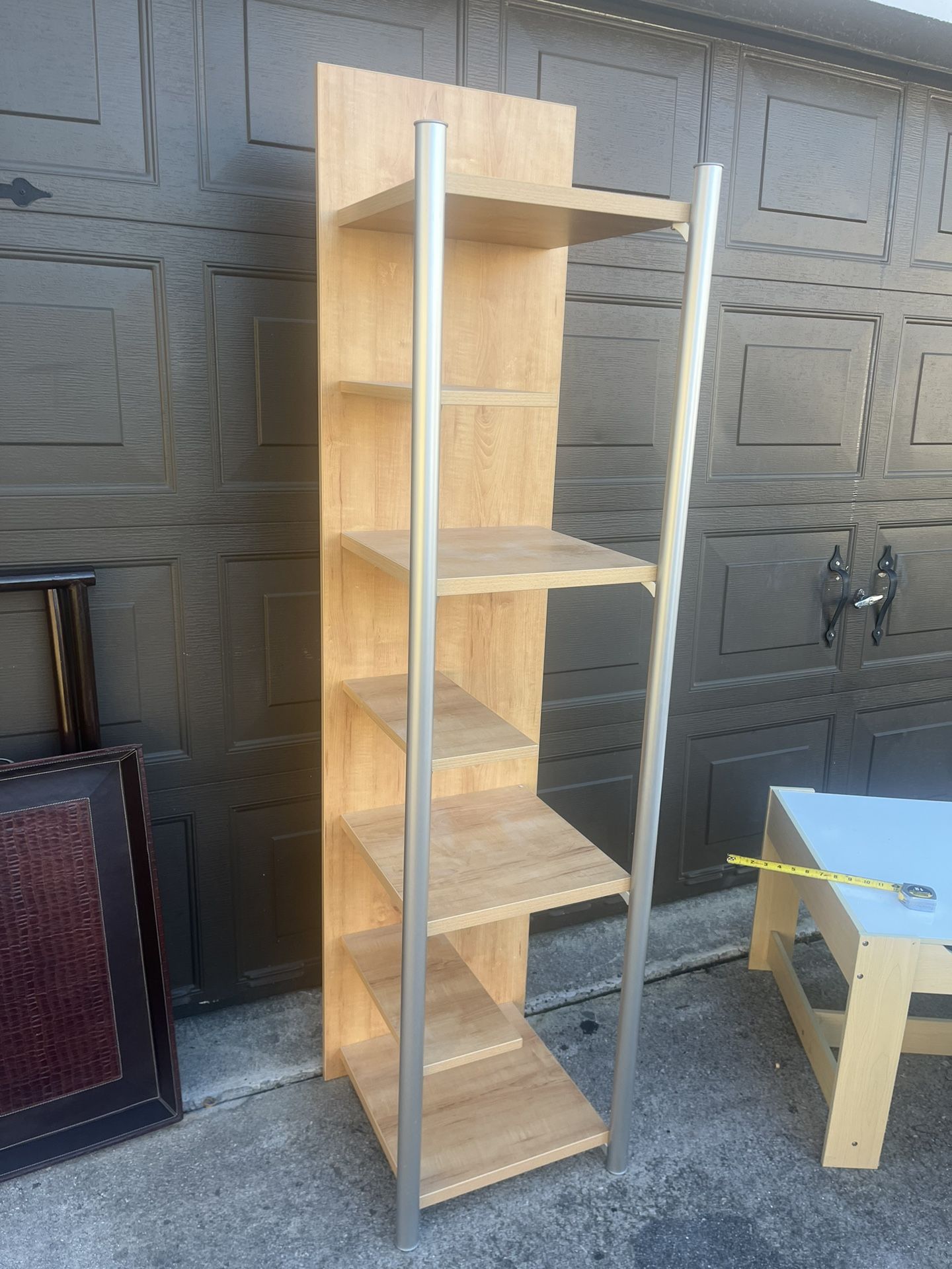 (2) Designer Gautier France Modern Shelf Lknew 17.5x17.5x 72