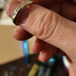 14k Gold diamond Eternity Ring