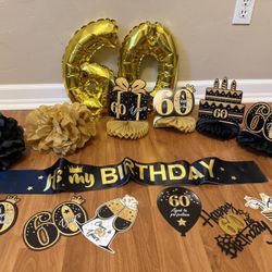 60th Birthday Decorations