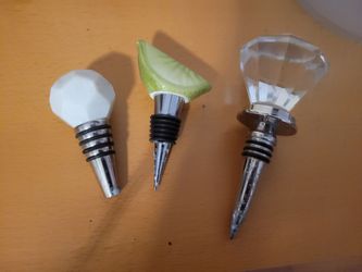 Set of Decorative Bottle Stoppers