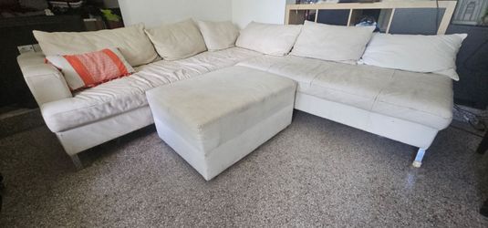 Leather couch