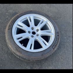 1 X 245/45zr19 5x120 5x4.72 Stock Tesla Model S Bmw Chevy Camaro Wheel Rim Tire!!!!!!!!!!