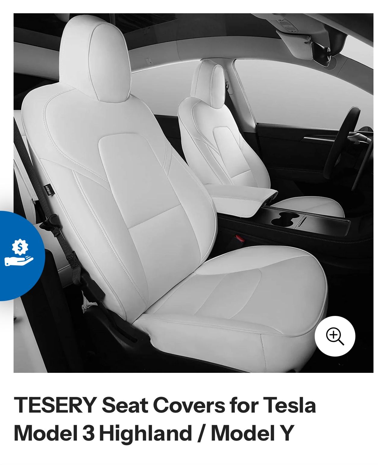 Tesla Model Y Seat Covers Brand New By Tesery - 20-24
