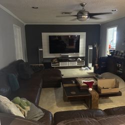 Leather Sectional