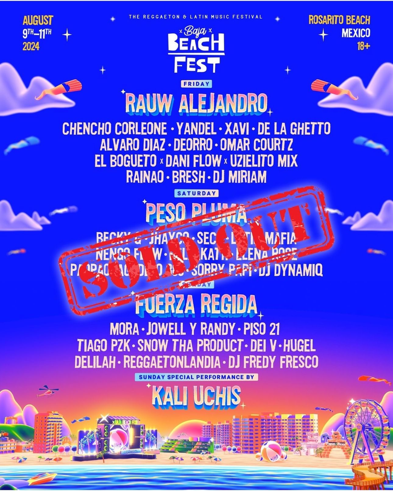 Baja Beach Fest VIP Passes