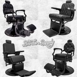 Barber Chairs – Multiple Styles Available 