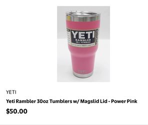 Pink 30 ounce like new Yet Cups / Mug / Tumbler