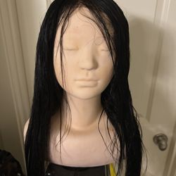 Human hair wig, 28 inches
