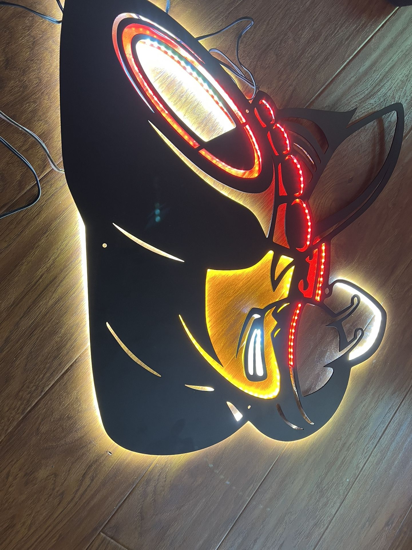 Ant LED Wall Art, Ant Face Neon Light, Ant Mask LED Decor, Glowing Ant Wall Sign, Futuristic Ant Light