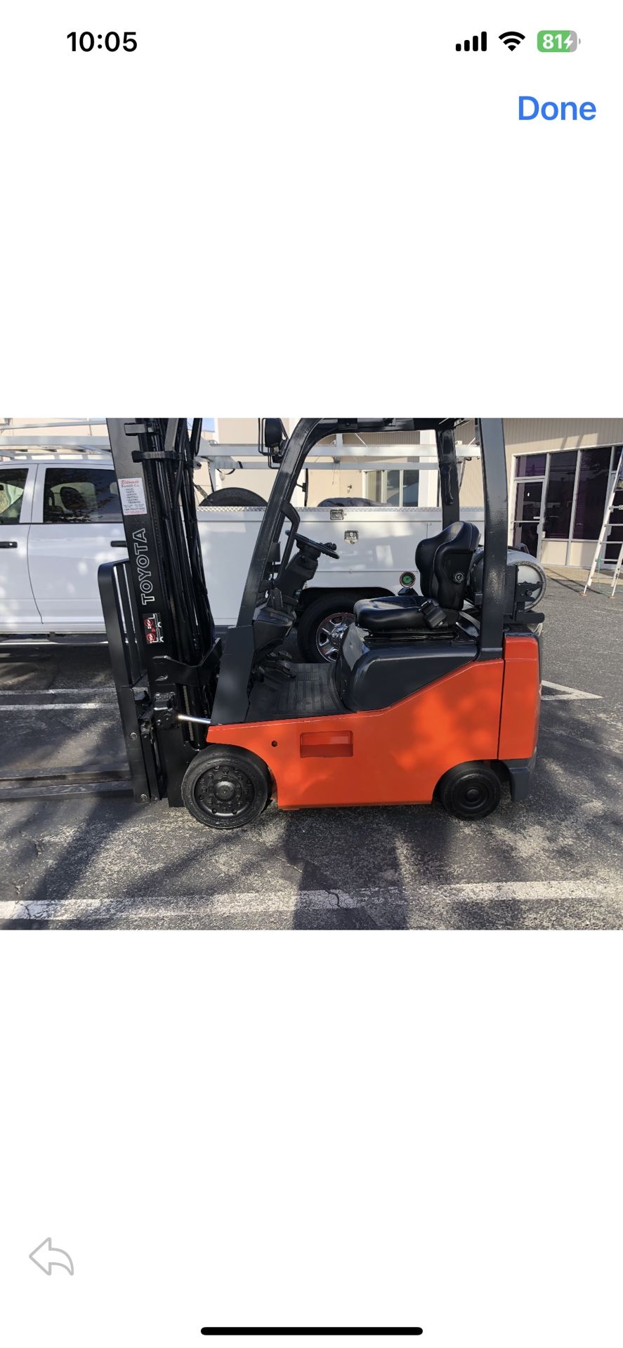 Forklift Toyota 3000lb $5,900