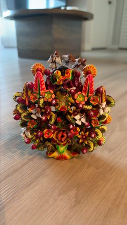 Mexican Talavera Tree of Life Sculpture