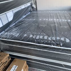 Pillow top Mattress And Box Set