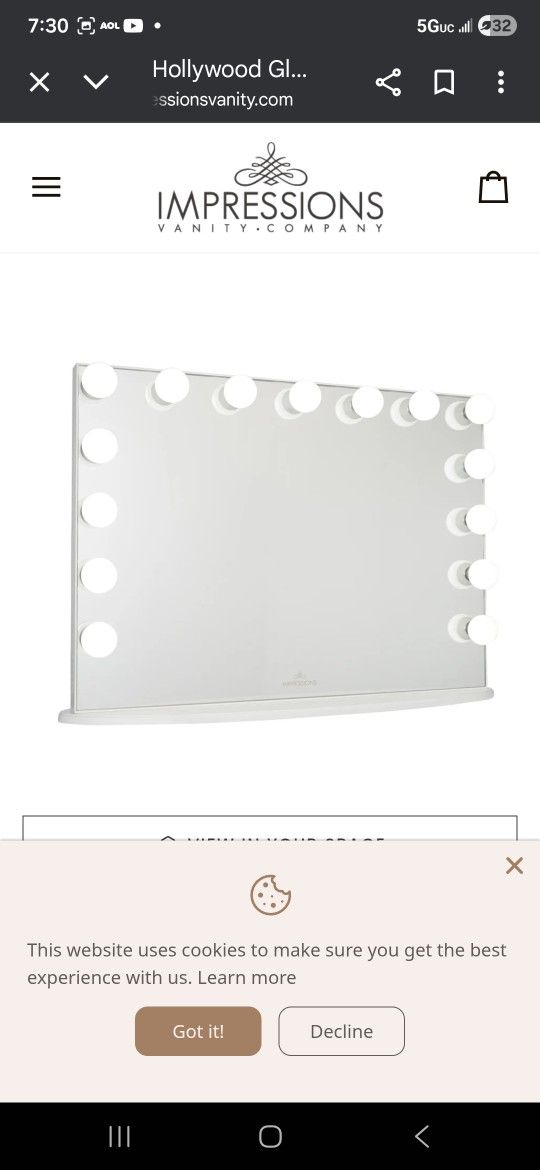 Impression Vanity Mirror