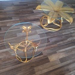 Antique Auther Court Lily Tables