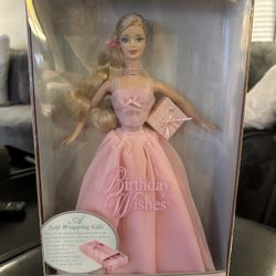 Collectors Edition Birthday Wishes Barbie 2003 New In Box