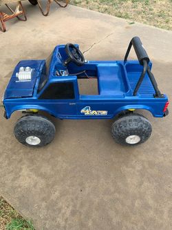 Power Wheels 4X 4. from 1980s