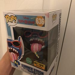 Funko Pop Vinyl - Lilo and Stitch: Summer Stitch (Hot Topic Exclusive - Scented 🍓)
