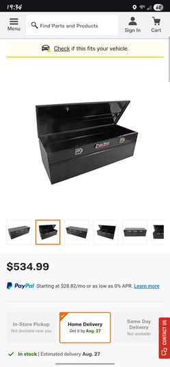 Dee Zee Black Truck Bed Tool Box