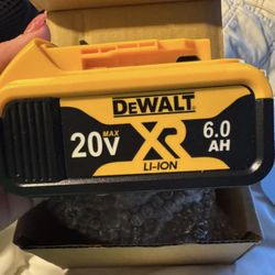 Dewalt 20V MAX Lithium-Ion 6.0Ah Battery