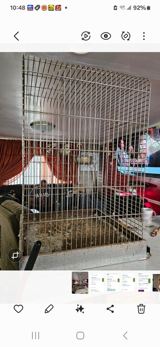 Large bird🐦 Cage with stand