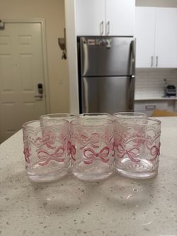 Pink Bow Glasses