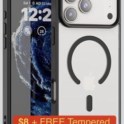 New Clear Acrylic Magnetic Iphone 17 pro, Pro Max, Air Case