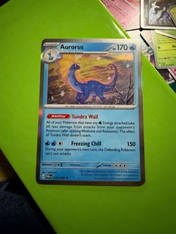 Aurorus 024/088 Holo Rare Pokémon Card