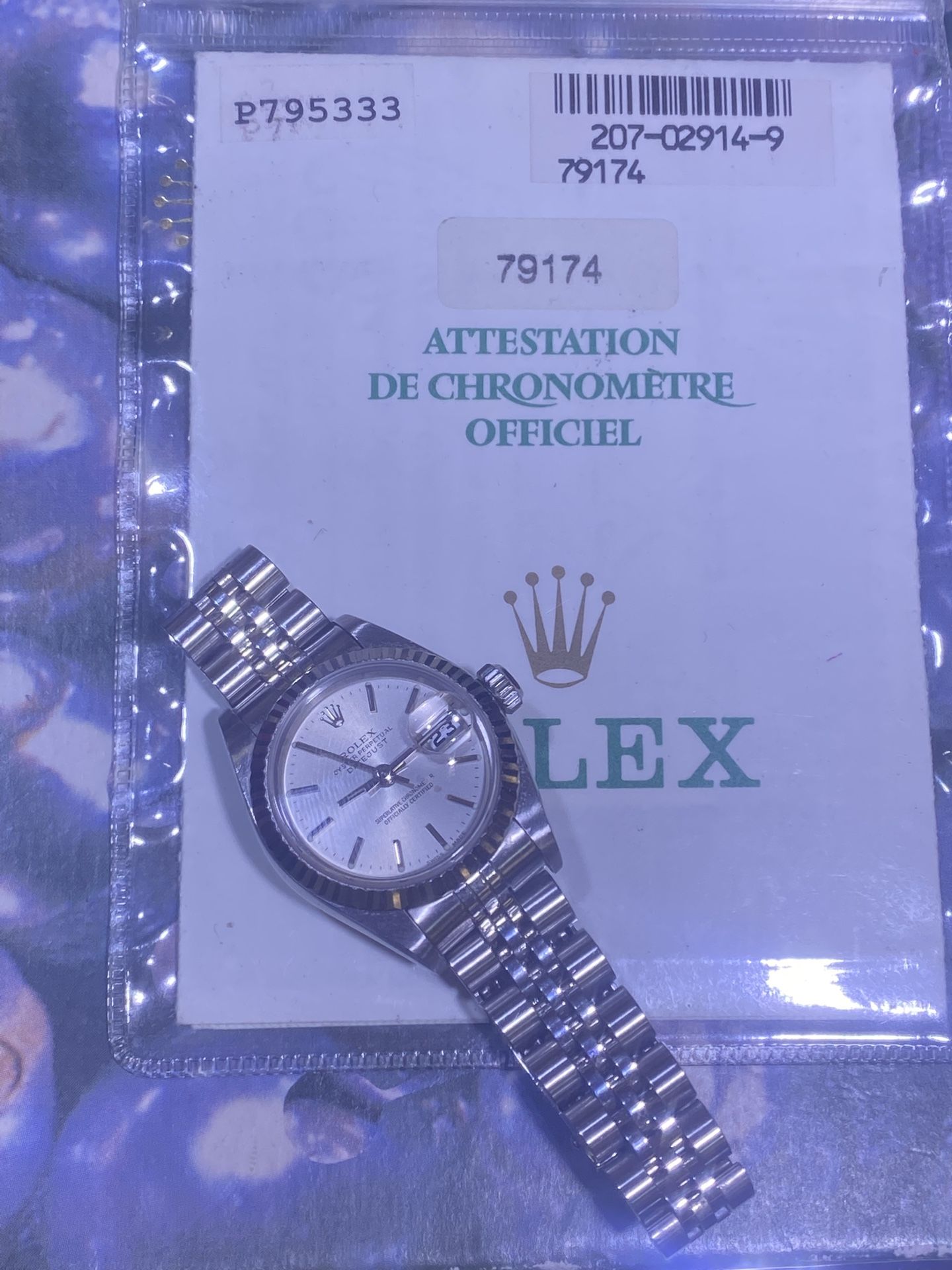 Rolex 79174 New Mint Box Papers White Gold Steel Buy Sale Trade Gold Silver Diamonds