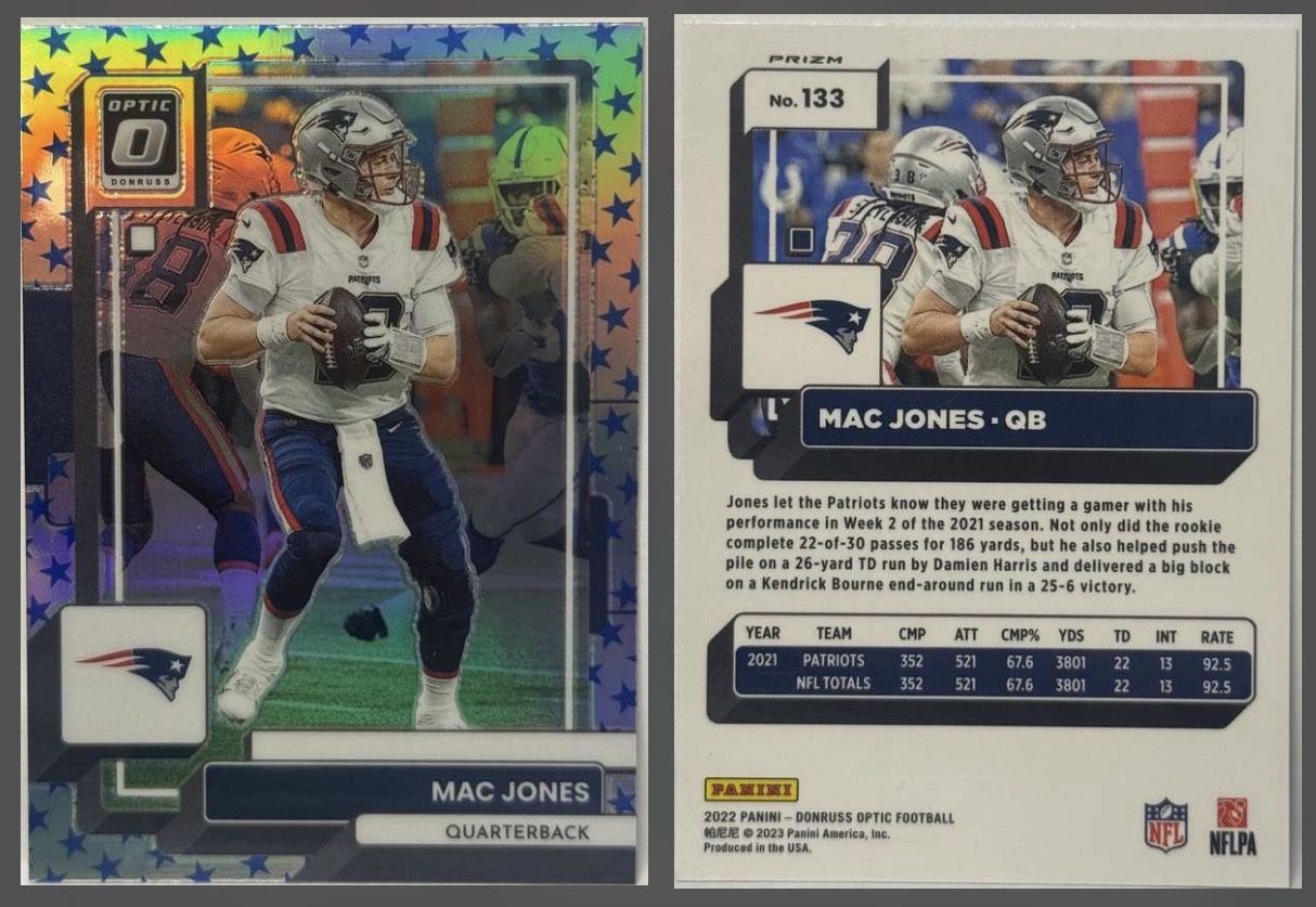 2022 Donruss Optic - Mac Jones - Stars