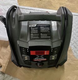 Jump Starter and Portable Power Station with 100-PSI Air Compressor