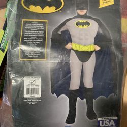 Batman Costume Size 2-4