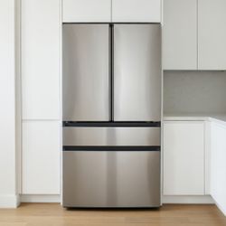 Cafe 36 In. 23.2 Cu. Ft. Counter-Depth 4-Door French-Door Refrigerator in Platinum Glass, Dual-Dispense AutoFill Pitcher – Grove City, OH