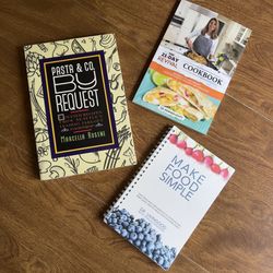 Lots Bundle of Cook Books Set of 3 pcs Pasta & Co. By Request Make food Simple 