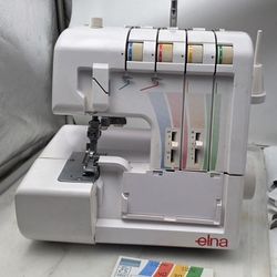Elna 644 Overlock Serger Sewing Machine no power supply not tested