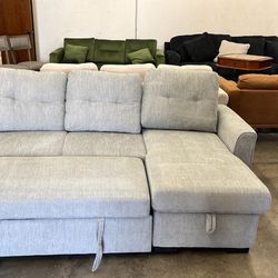 Pull Out Bed Sectional With Storage 