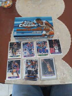 81 basketball cards Topps Chrome 1999-00