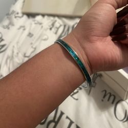 Hawaiian Design blue opal bracelet