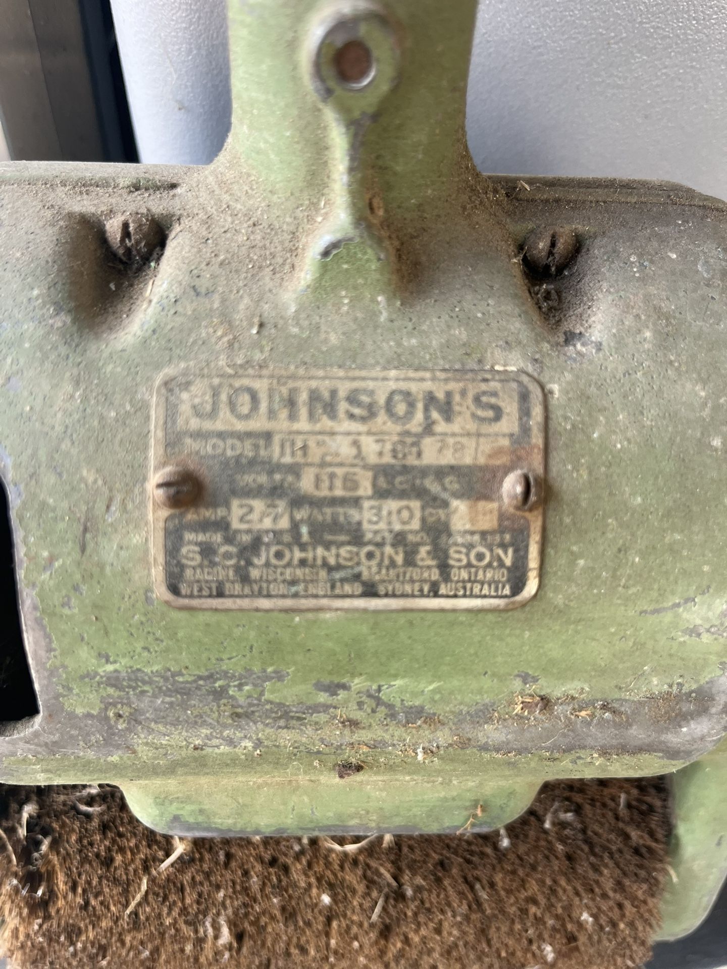 Johnson’s Wax Antique Floor Polisher